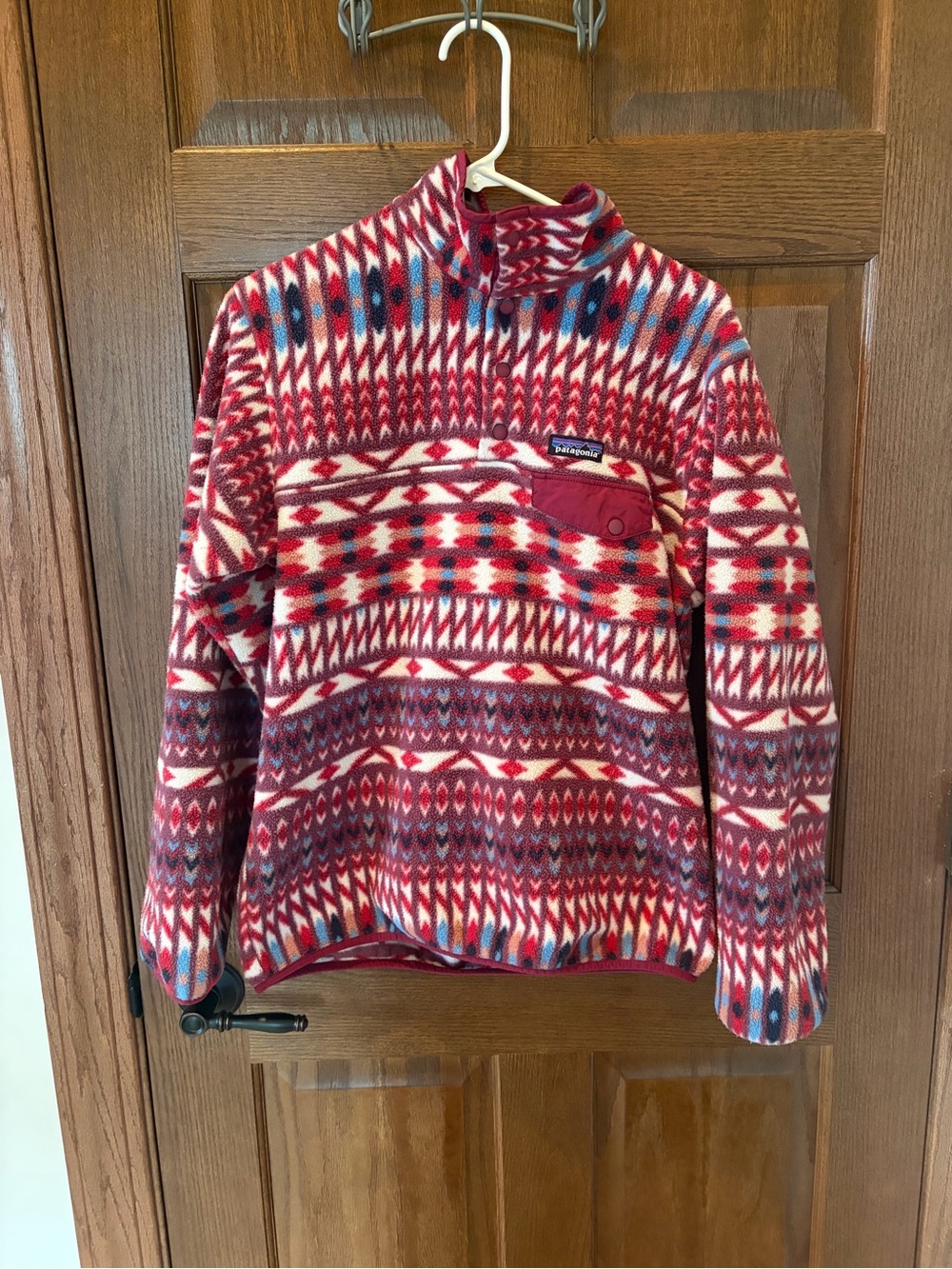 Patagonia Synchilla Snap T Pullover -Kuta Klash “Dark Currant” Aztec Tribal